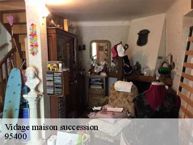 Vidage maison succession  95400