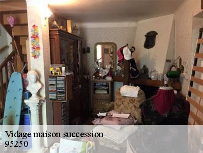 Vidage maison succession  95250