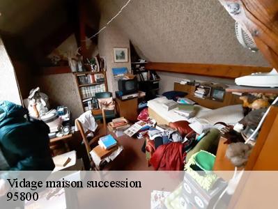 Vidage maison succession  95800